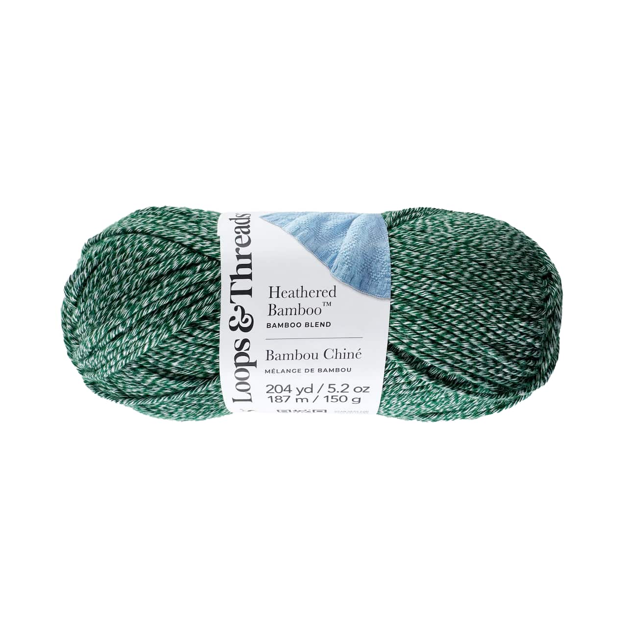 8 Pack: Heathered Bamboo™ Yarn by Loops & Threads®